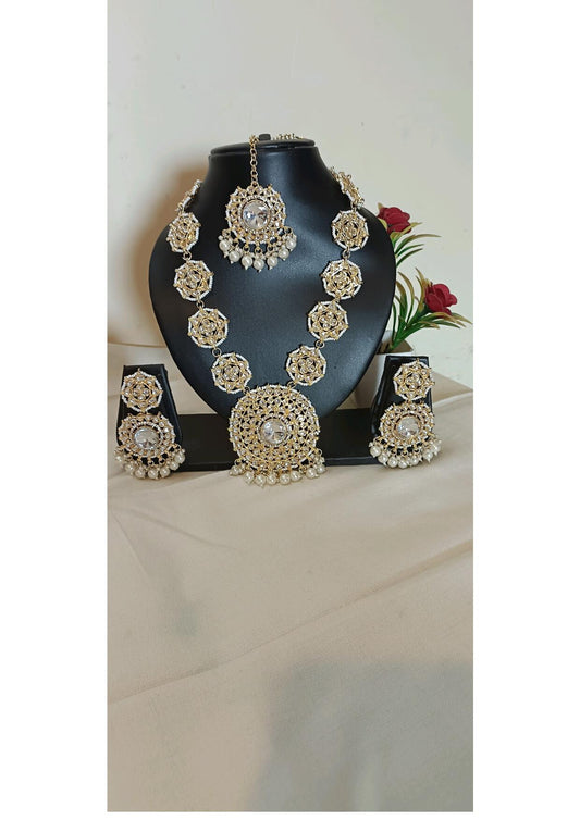 IVORY PEARL KUNDAN BRIDAL ETHNI