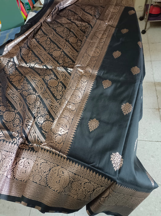 Black Kataan Silk